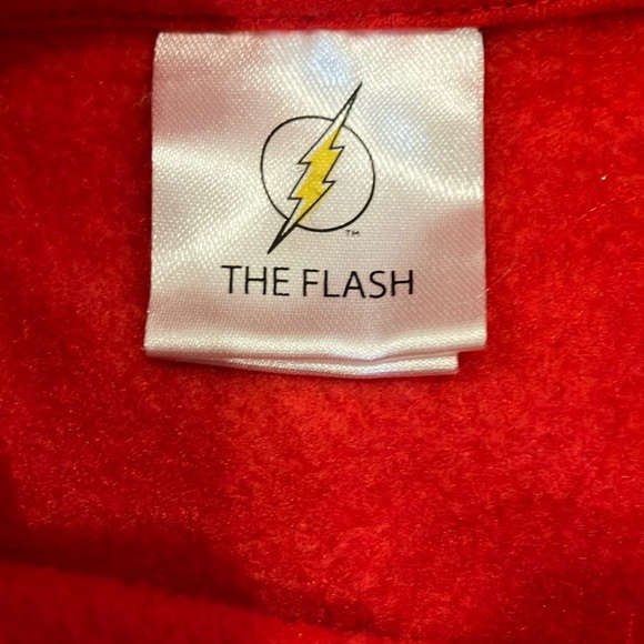 The Flash DC fleece hoodie sweater with Lightning Bolt - Picture 2 of 15